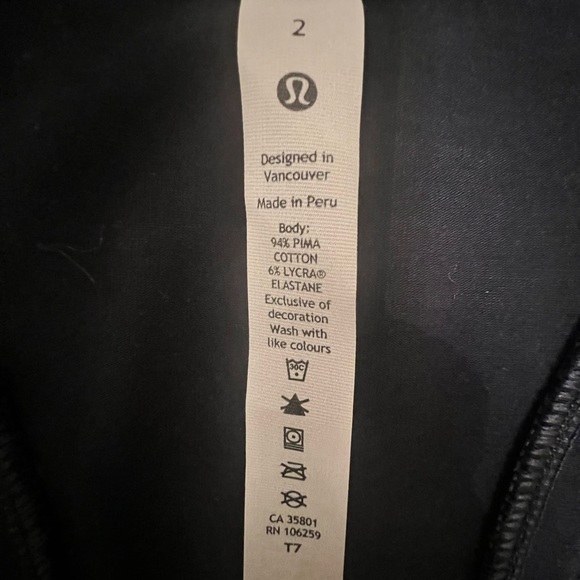 NEW Lululemon love tank top size 2 navy blue - Picture 4 of 5